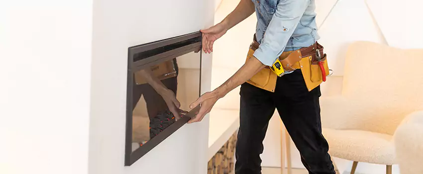 Metal Fireplace Installation in Amarillo, Texas
