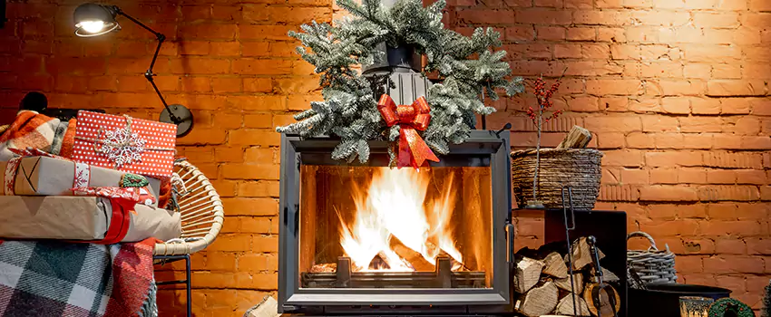 Travis Industries Linear Gas Fireplace Installation in Amarillo, Texas