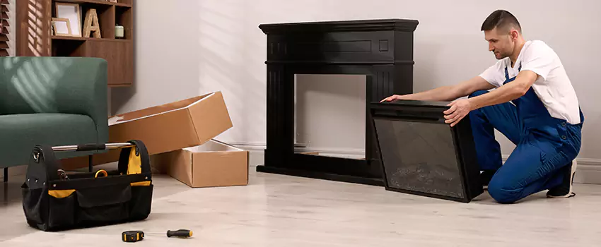 Old Rusted Metal Fireplace Repair And Replacement in Amarillo, TX
