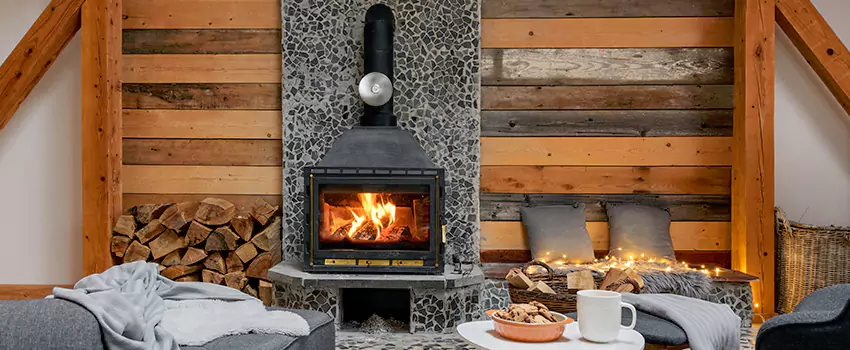 Thelin Hearth Products Direct Vent Gas Stove Fireplace Inspection in Amarillo, Texas